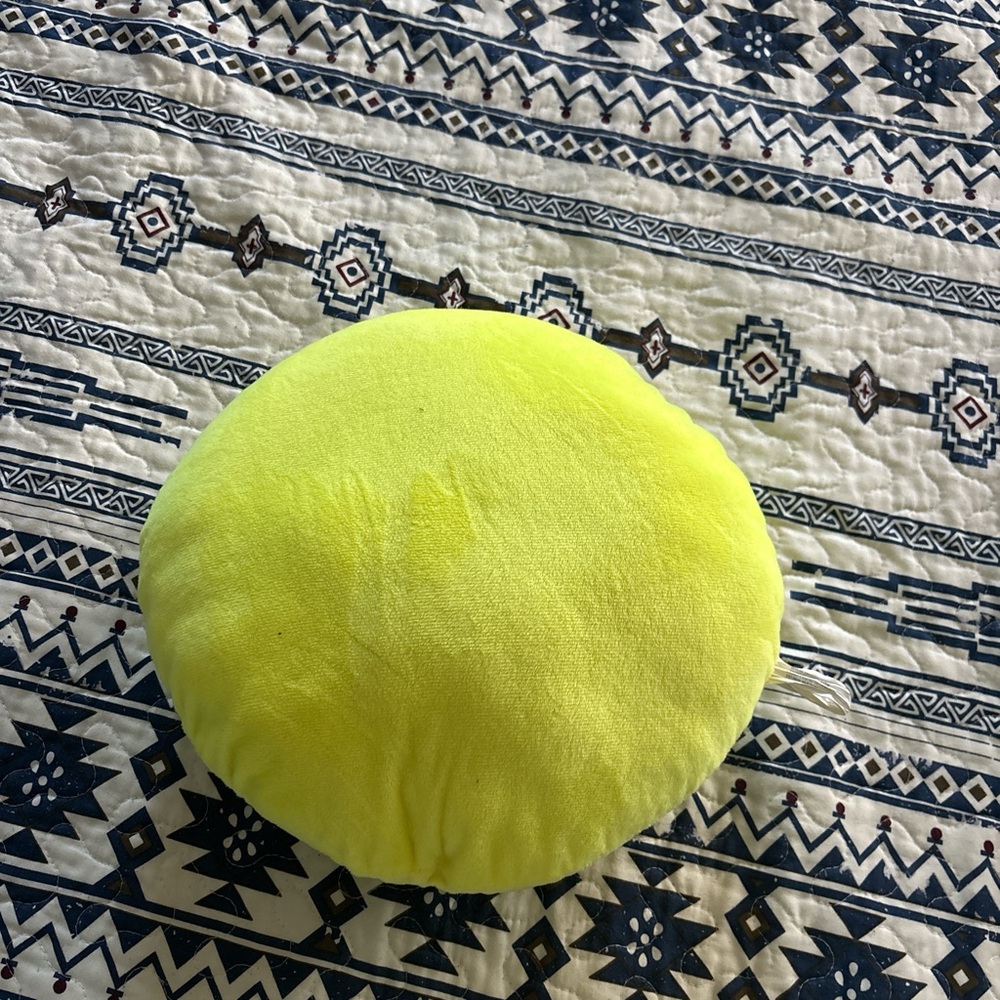 Yellow Emoji Pillow - Picture 2 of 2